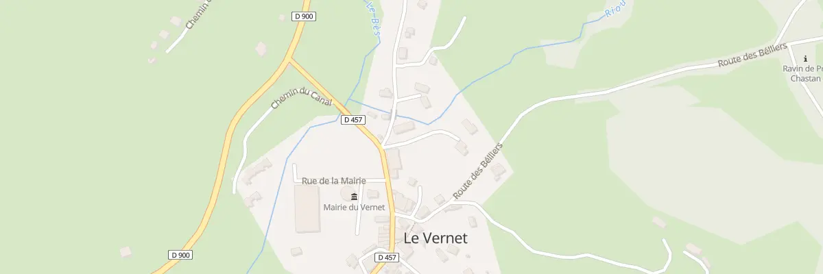 Plan du 5097 Le Village au Vernet