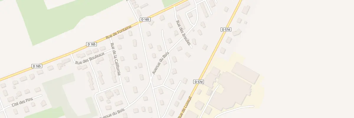 Plan du 5 Rue des Fougères à Fougerolles-Saint-Valbert