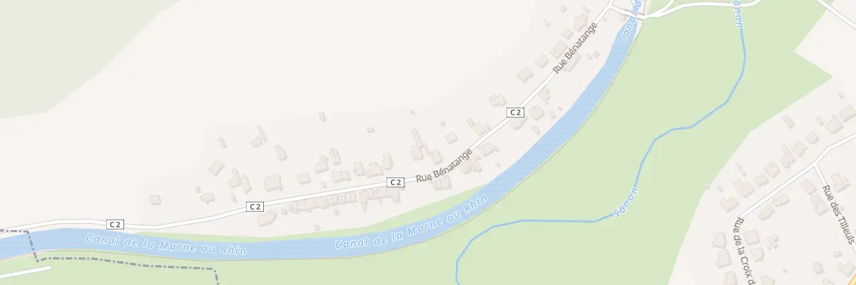Plan du 42 Rue Benatange à Crévic