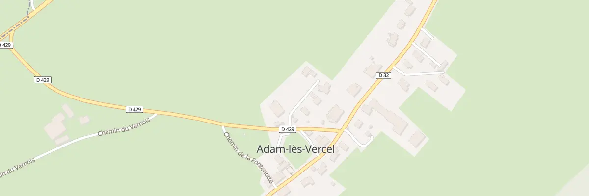 Plan du 1 Rue de la Distillerie à Adam-lès-Vercel