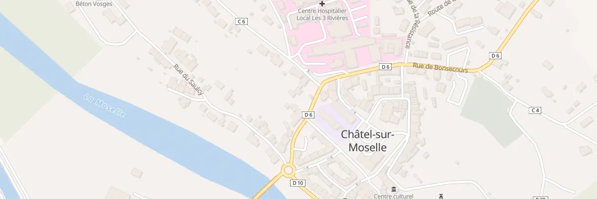 Plan du 13 Rue Aristide Briand à Châtel-sur-Moselle