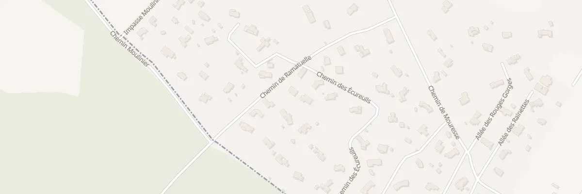 Plan du 2341 Che de Ramatuelle à Vidauban
