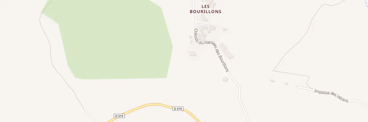 Plan du 399 Che du Hameau des Bourillons à Clumanc