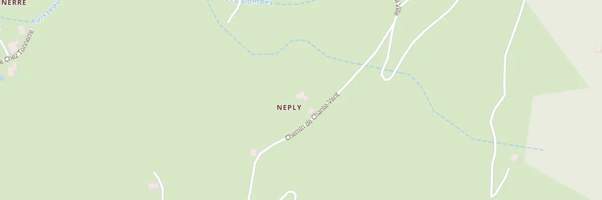 Plan du 285 Che de Chante Vent à Glières-Val-de-Borne