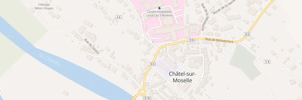 Plan du 15 Rue Aristide Briand à Châtel-sur-Moselle