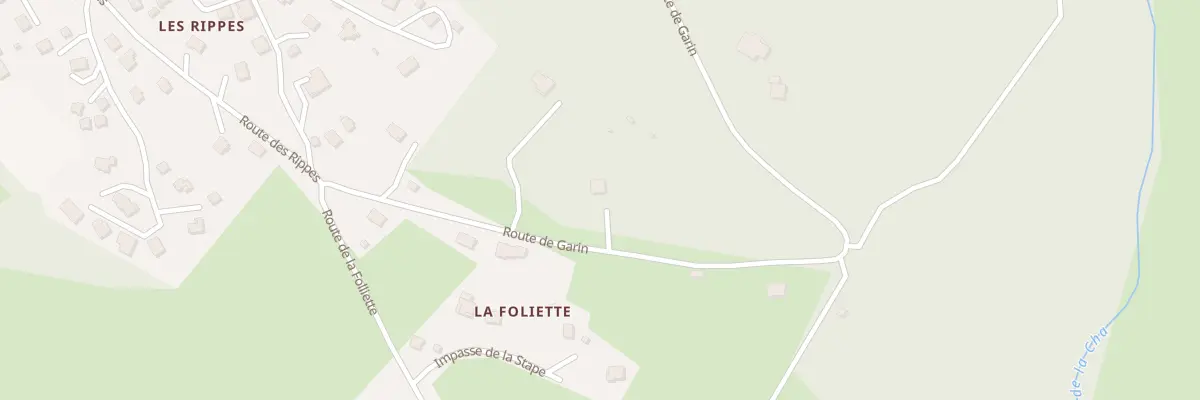 Plan du 9013 Les Rippes à Ugine