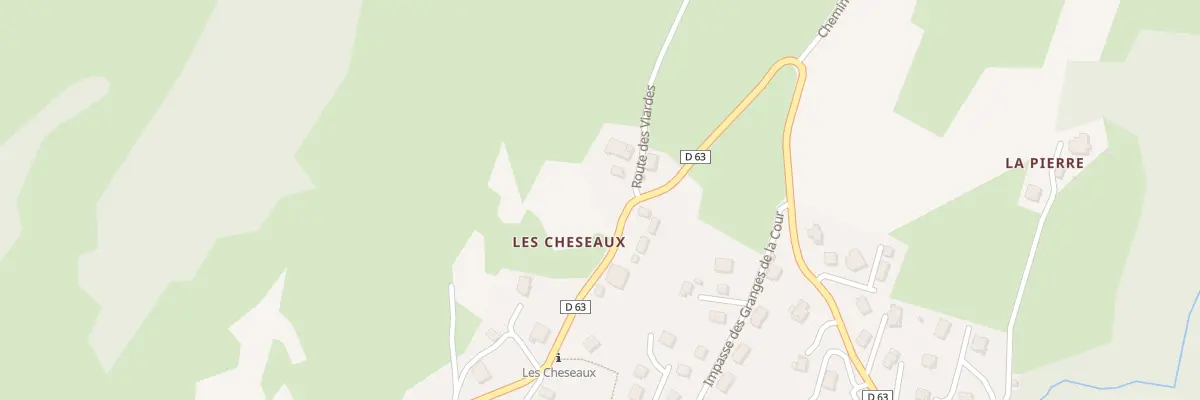 Plan du 5033 Aux Cheseaux à Thénésol