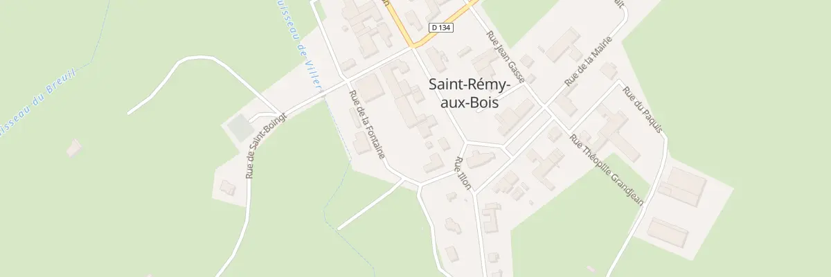 Plan du 14 Rue Illon à Saint-Rémy-aux-Bois