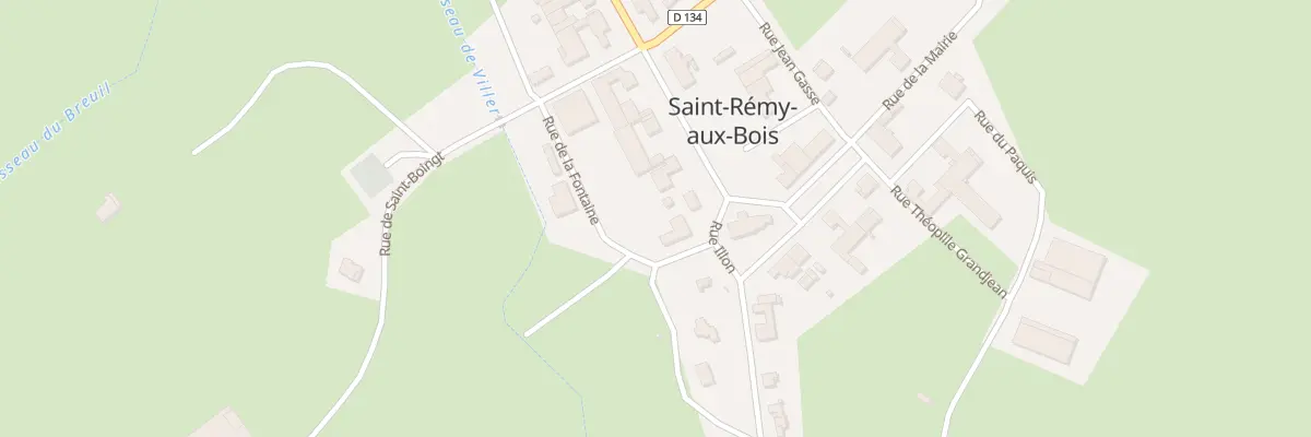 Plan du 16 Rue Illon à Saint-Rémy-aux-Bois