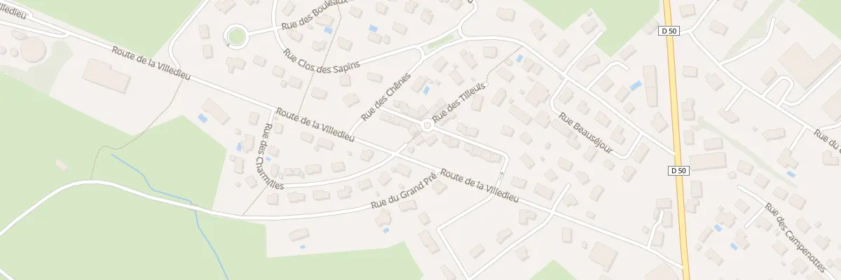 Plan du 10 Rue des Tilleuls à Vercel-Villedieu-le-Camp