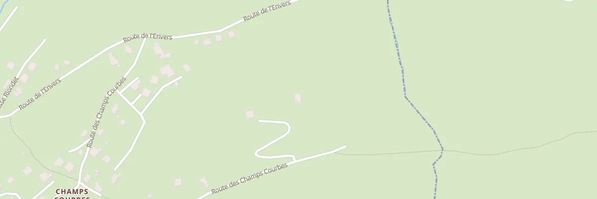 Plan du 1051 Rte des Champs Courbes aux Villards-sur-Thônes