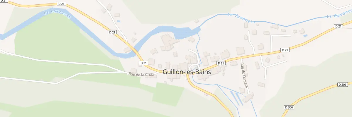 Plan du 3 Rue de la Taverotte à Guillon-les-Bains