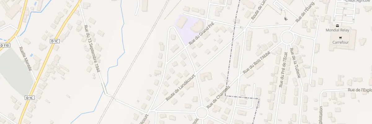 Plan du 4 Rue de la Cote à Damelevières