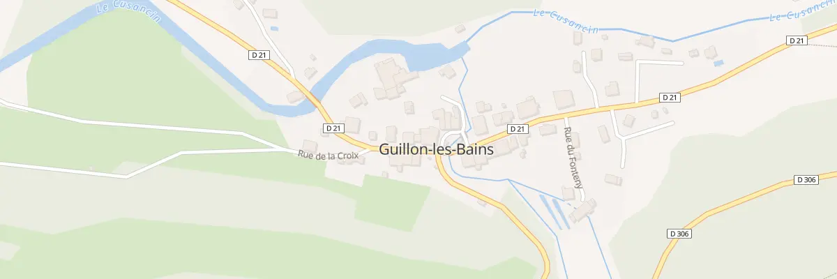 Plan du 7 Gr Grande Rue à Guillon-les-Bains