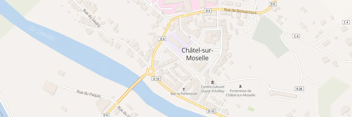 Plan du 7 Rue de la Deuxieme Db à Châtel-sur-Moselle