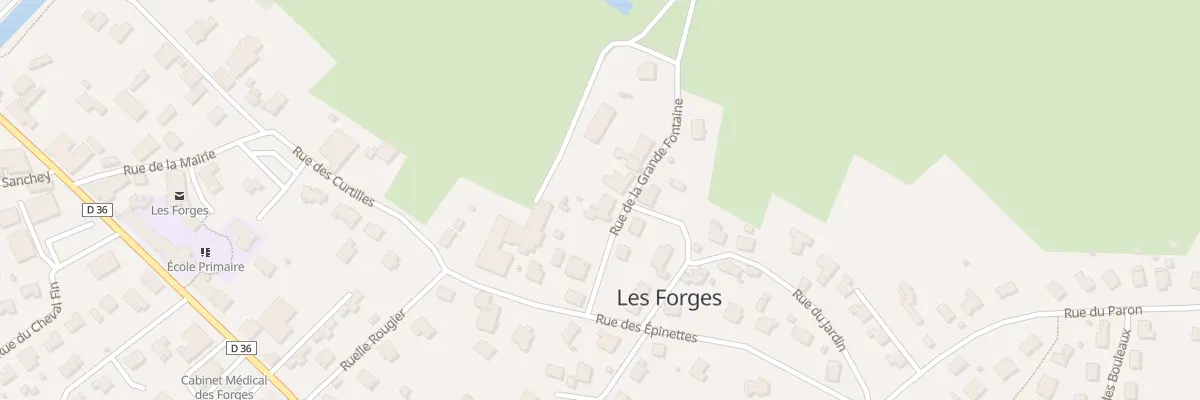 Plan du 5 Rue de la Gde Fontaine aux Forges