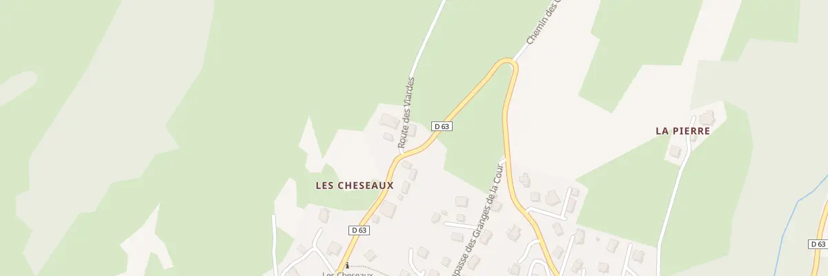 Plan du 5034 Aux Cheseaux à Thénésol