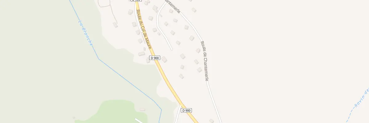 Plan du 5270 Chantemerle à Seyne