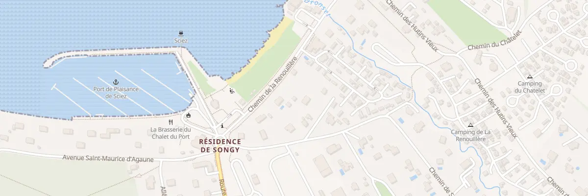 Plan du 122 Che de la Renouillère à Sciez