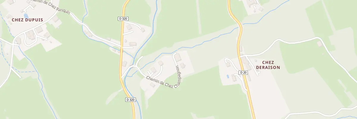 Plan du 254 Che de Chez Champagnon à Boëge