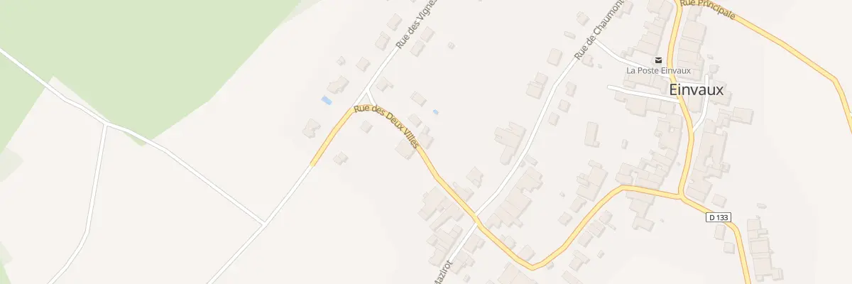 Plan du 24 Rue des Deux Villes à Einvaux
