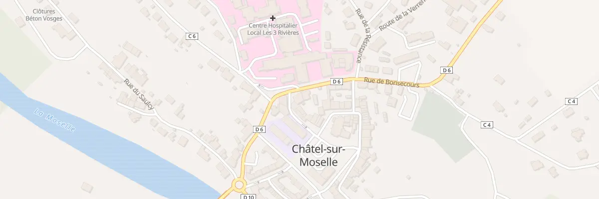 Plan du 16 Rue Aristide Briand à Châtel-sur-Moselle