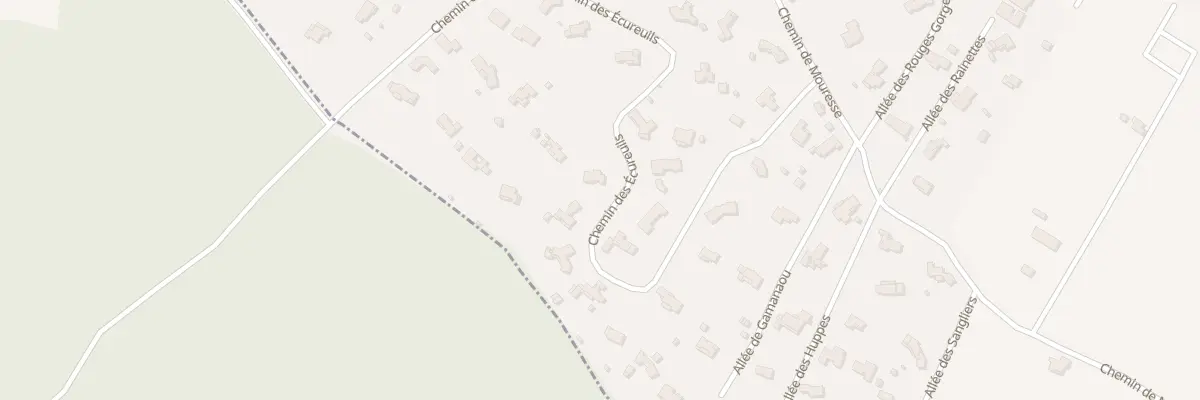 Plan du 314 Che des Ecureuils à Vidauban