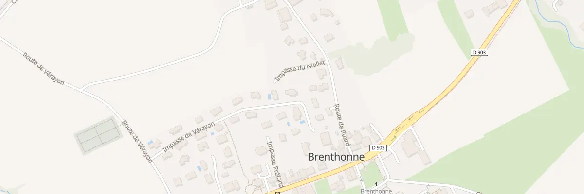 Plan du 267 Imp de Verayon à Brenthonne
