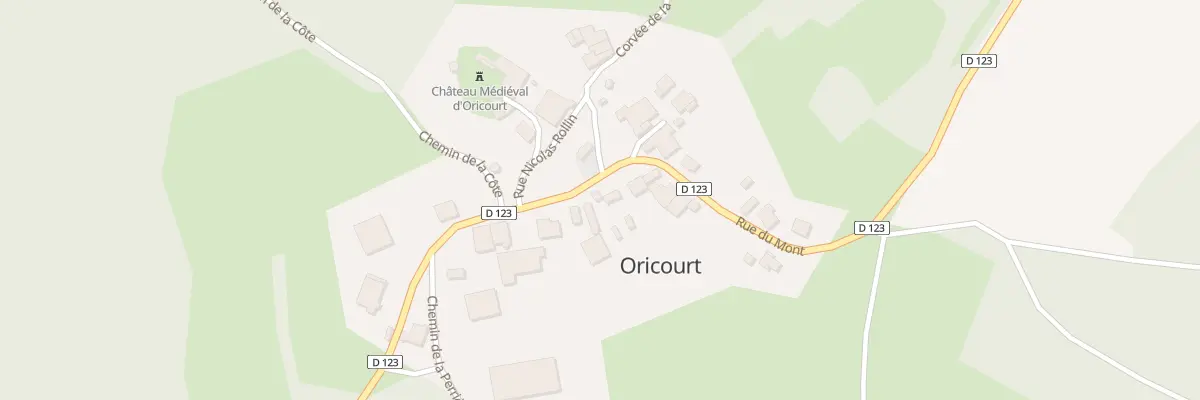 Plan du 17 Rue de la Perrière à Oricourt