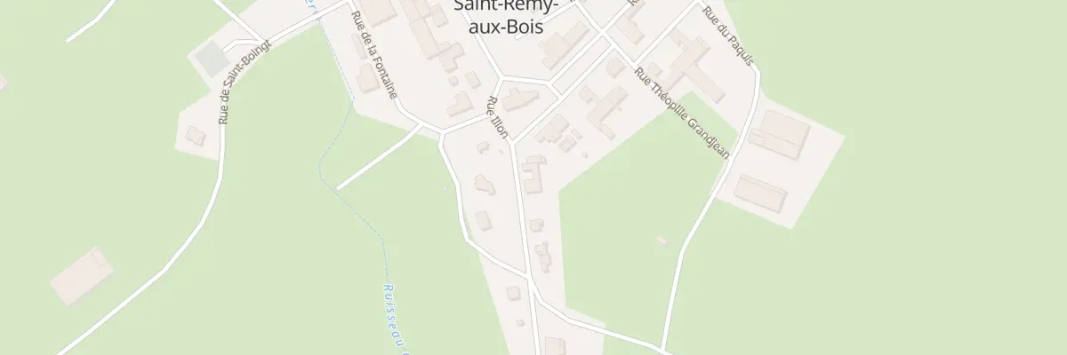 Plan du 1 Rue de la Chapelle à Saint-Rémy-aux-Bois