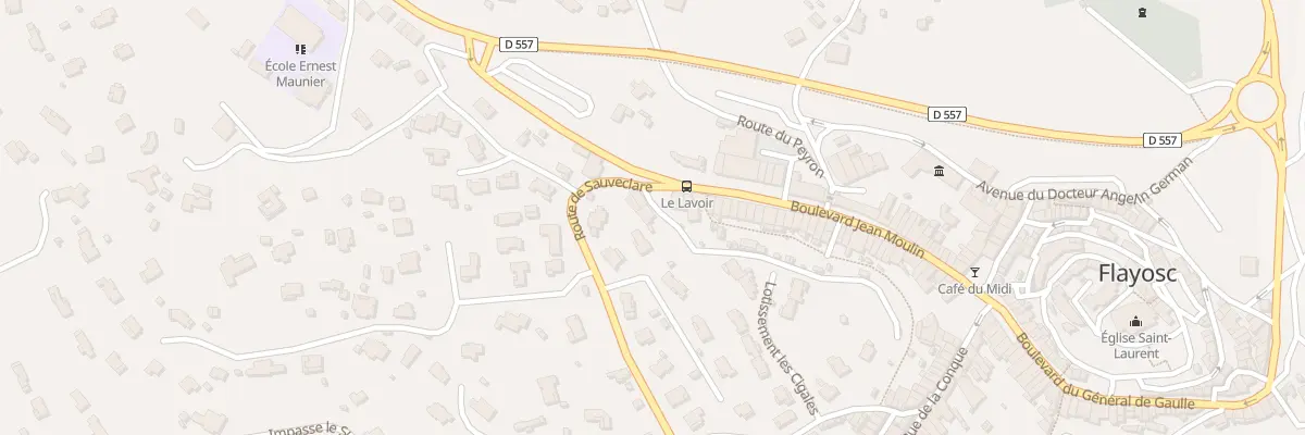 Plan du 25B Rte de Sauveclare à Flayosc