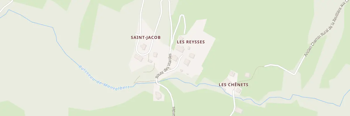 Plan du 5030 Les Reysses à Thénésol