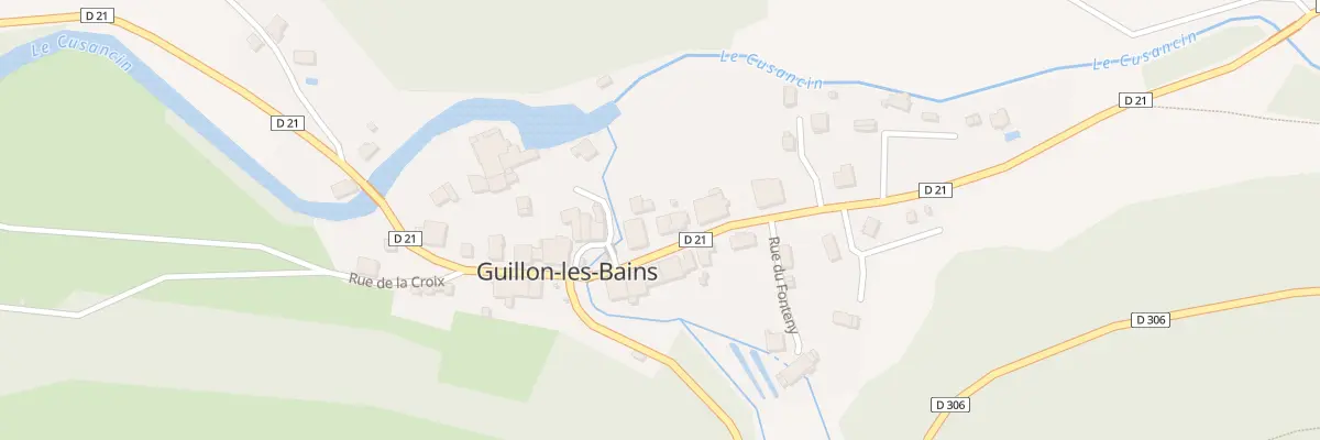 Plan du 11 Grande Rue à Guillon-les-Bains