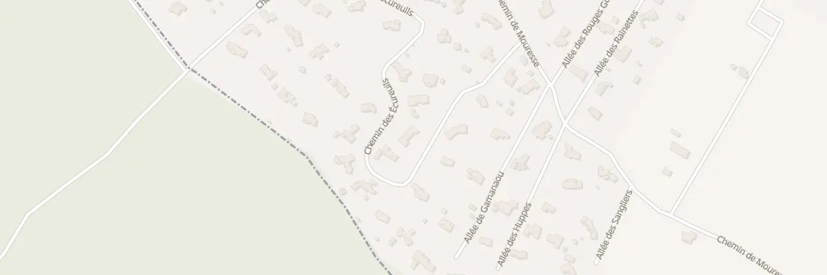 Plan du 487 Che des Ecureuils à Vidauban