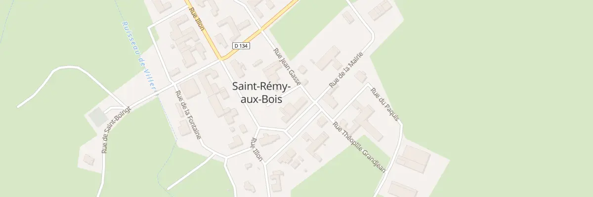 Plan du 1 Rue Bouillon à Saint-Rémy-aux-Bois