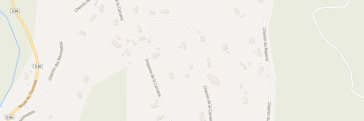 Plan du 594 Che de la Carraire à Vidauban