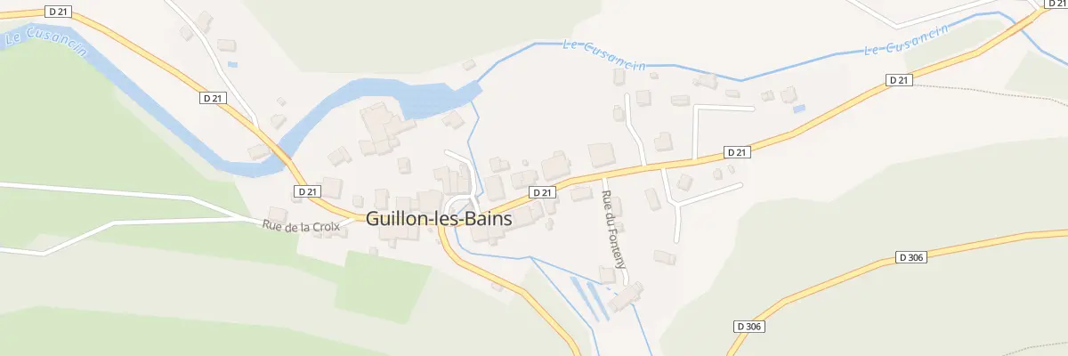 Plan du 13 Grande Rue à Guillon-les-Bains