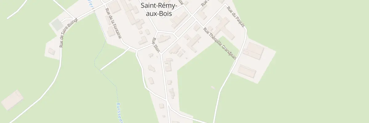 Plan du 8 Rue Bouillon à Saint-Rémy-aux-Bois