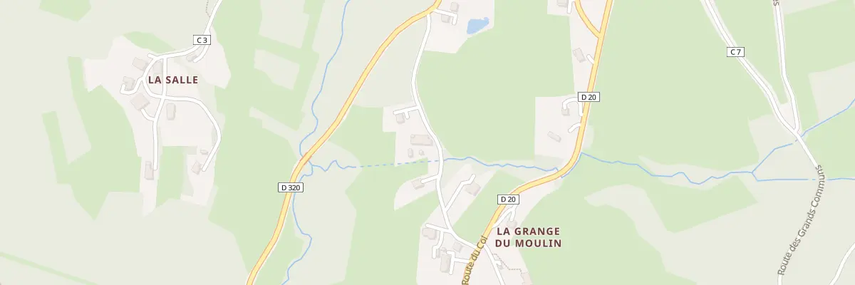Plan du 137 Rte des Mottes à Saxel