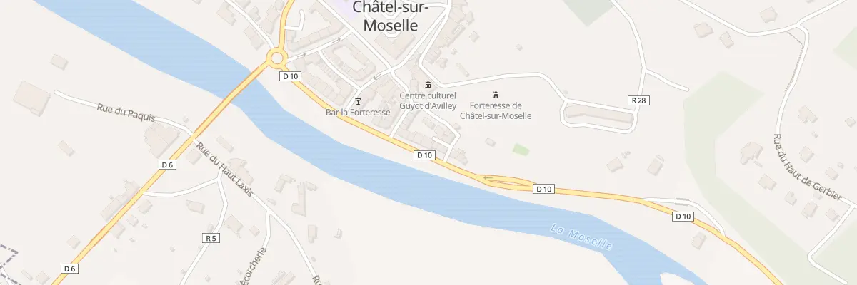 Plan du 25 Quai Jean Jaurés à Châtel-sur-Moselle