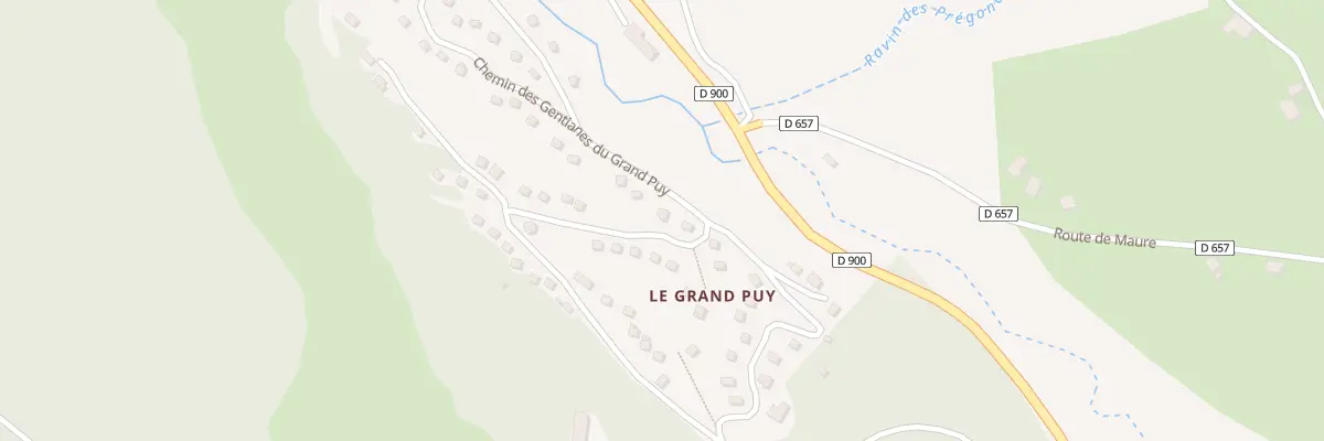 Plan du 7184 Station du Grand Puy à Seyne