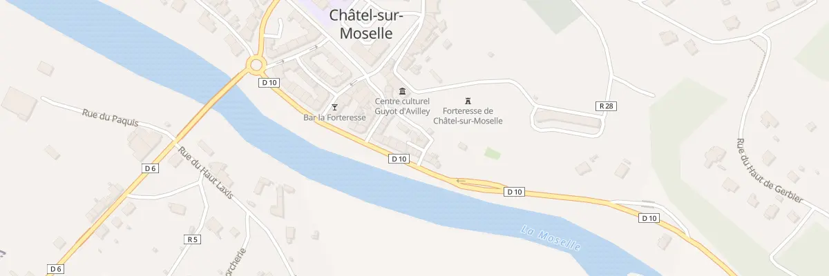 Plan du 4 Rue de la Fontaine à Châtel-sur-Moselle