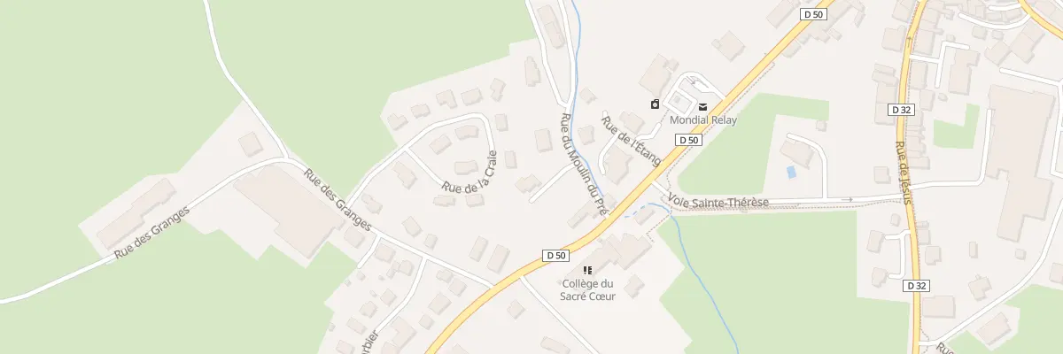 Plan du 20 Rue du Moulin du Pre à Vercel-Villedieu-le-Camp