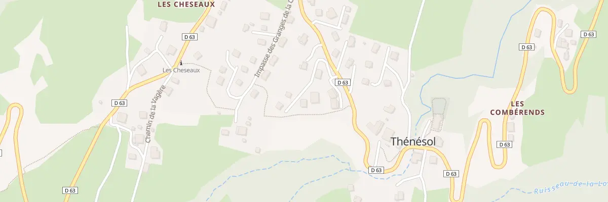 Plan du 5182 Darbonnet à Thénésol