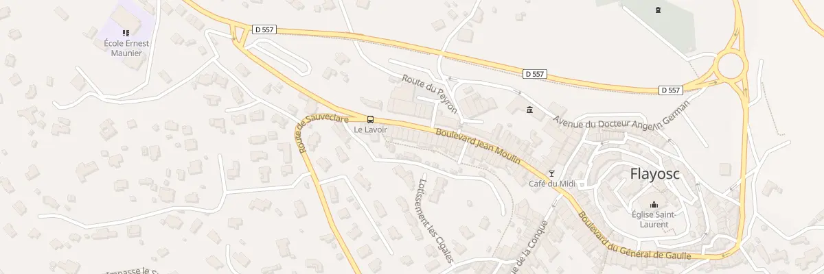 Plan du 45 Bd Jean Moulin à Flayosc