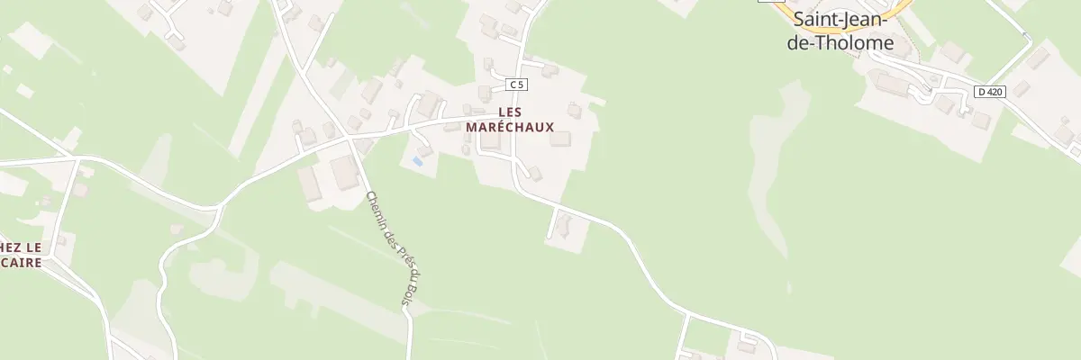 Plan du 41 Rte des Ruz à Saint-Jean-de-Tholome