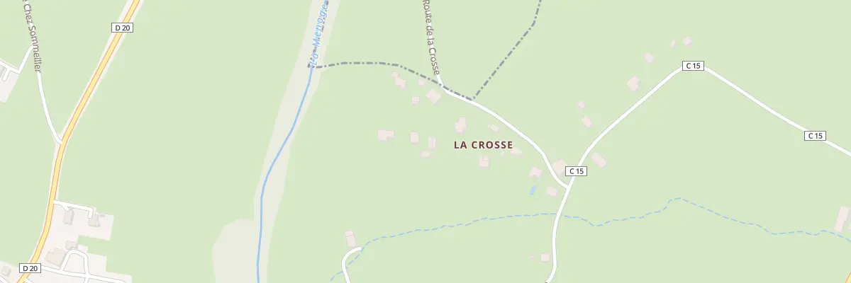 Plan de La Crosse à Saint-André-de-Boëge