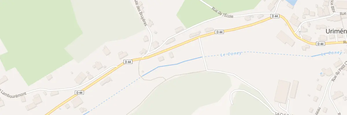 Plan du 299 Cône à Uriménil