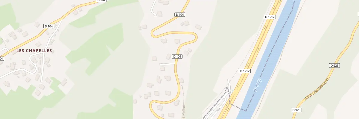 Plan du 5194 Le Chafard à Pallud