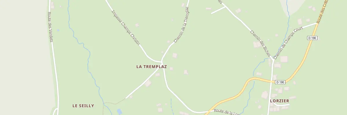 Plan du 252 Che de la Tremplaz à Viuz-en-Sallaz